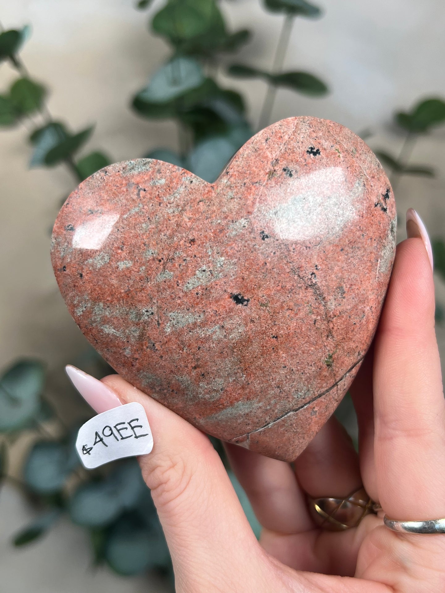 Thulite Hearts, Canadian (large, 4 options)